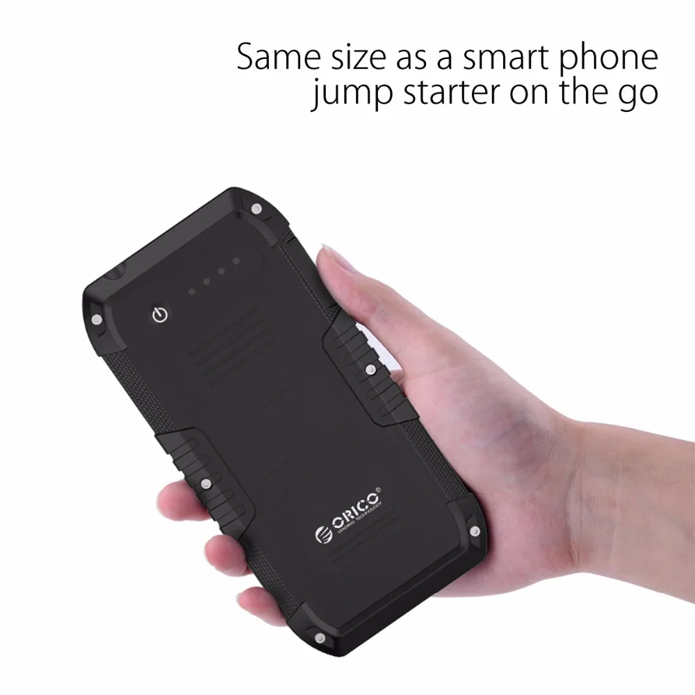 ORICO Multi-Function Car Emergency Battery Charger Mini Portable Mobile Power Bank 4000mAh Booster Starting Power Bank