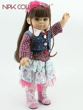 Muñeca reborn de 45 cm con diadema rosa
