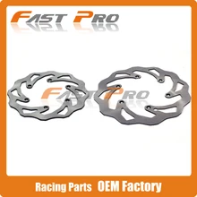 Front Rear Wavy Brake Disc Rotor Set For KTM EXC EXCF SX SXS SXF XC XCW XCF XCFW MX MXC EGS SMR SXC LC4 SC Six Days