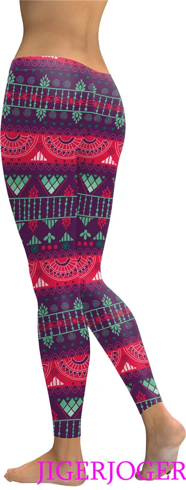 Pink Purple aztec legging (2)