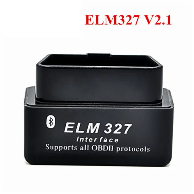 OBD2 мини Eml327 V1.5 25k80 Bluetooth адаптер Авто диагностический сканер для Android/PC автомобильной или беспроводным способом по Bluetooth, elm327 реальные V1.5 - Цвет: V2.1 version