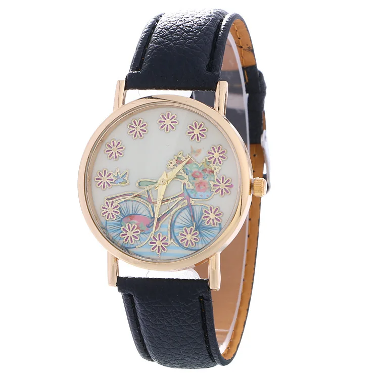 

2019 Real Top Fashion Amazon Sells New Litchi Pipi With Watch The Bike Designs Contracted Quartz