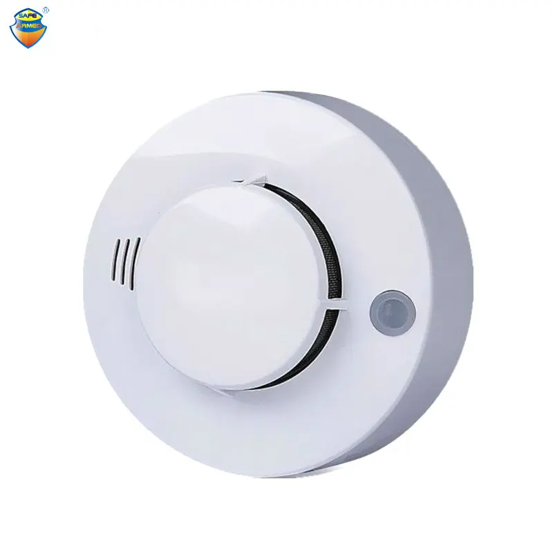 

1 PCS CE Photoelectric Smoke Detector Sensor Wired Smoke alarm fire alarm For Security Auto Dial Alarm System For Free Shipping