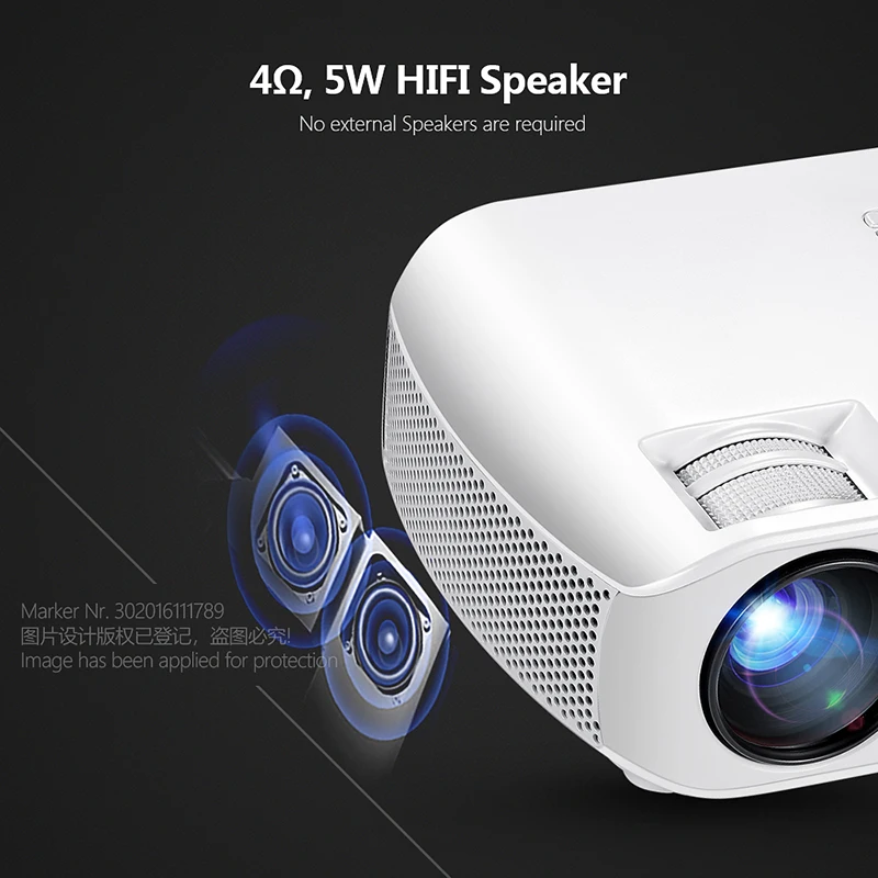 عون جهاز عرض (بروجكتور) ليد F10 ، 1280x720 p ، 2800 شمعة. HD عارض فيديو. جهاز عرض صغير ل HomeTheater ، 3D متعاطي المخدرات. دعم 1080 P ، HD-IN عون جهاز عرض (بروجكتور) ليد F10 ، 1280x720 p ، 2800 شمعة. HD عارض فيديو. جهاز عرض صغير ل HomeTheater ، 3D متعاطي المخدرات. دعم 1080 P ، HD-IN
