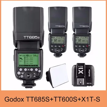 

Godox TT685S HSS TTL GN60 Flash Speedlite + 2x TT600S + X1T-S Trigger for Sony