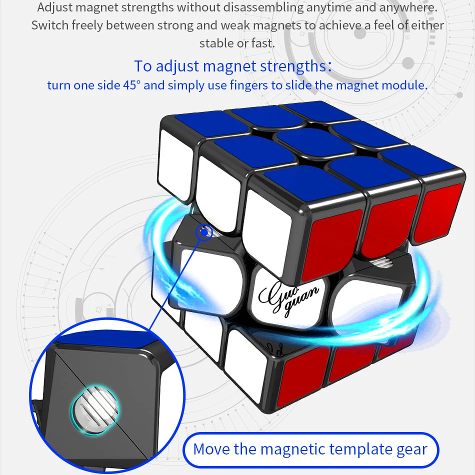 

MOYU Yuexiao E/EDM flagship 3x3x3 Magnetic Magic Cube Professional Speed Puzzle 3*3 Cube Educational Toys for Game