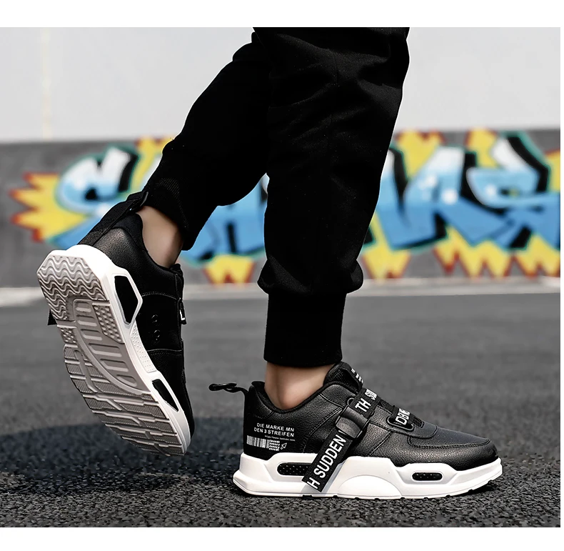 Уличные мужские кроссовки Дикая мода Скейтбординг обувь повседневная Английский алфавит дизайн удобные ткани новый тренд