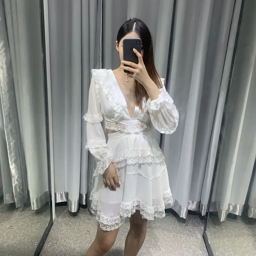 

High Quality 2019 Summer Long Sleeve Vocation Holiday Women Dress