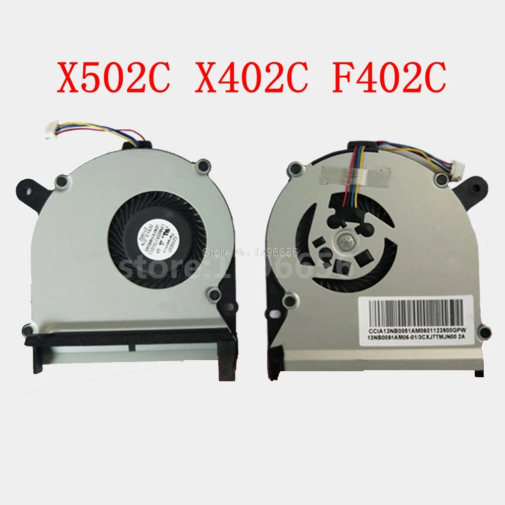 جديد وحدة المعالجة المركزية التبريد مروحة تبريد ل Asus S400C X402C F402C X502C S300C S500C A550V X550C X552C X552E N53S N53J N73S n73J G551J N551J