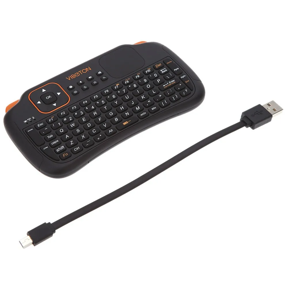 VOBERRY Английский 2 4 ГГц Беспроводная клавиатура Air mouse Пульт дистанционного