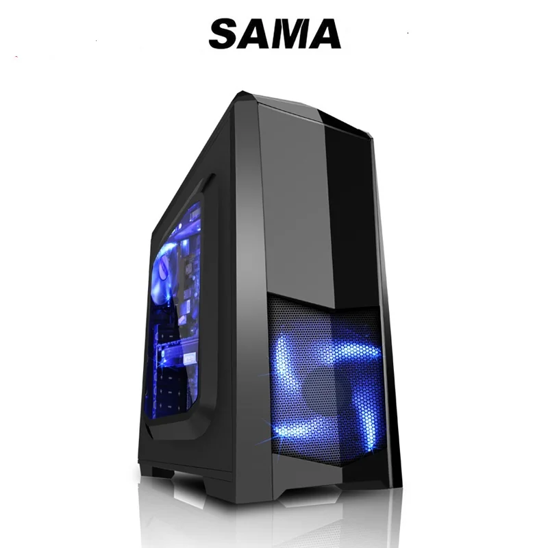 ATX spel computer case a380 kleine PC usb3.0 ssd Back line Ondersteuning lange grafische kaart