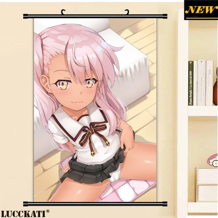 40X60 см судьба калейд лайнер prisma illya Судьба Ночь лоли cameltoe мультфильм аниме стены картину прокрутки холст живопись плакат - Цвет: K