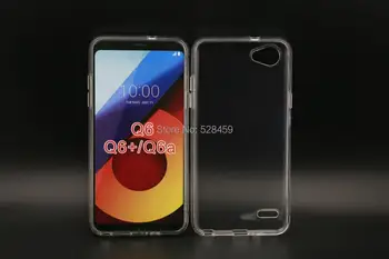 

20pcs/lot Free Shipping transparent smooth Soft TPU Cover Case For LG Q6