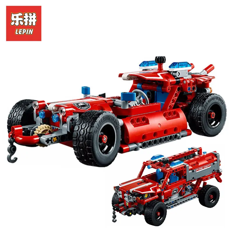 

LEPIN 20079 575Pcs Technic Series The First Responder LegoINGlys 42075 Model Building kits Blocks Bricks Toys for Children gift