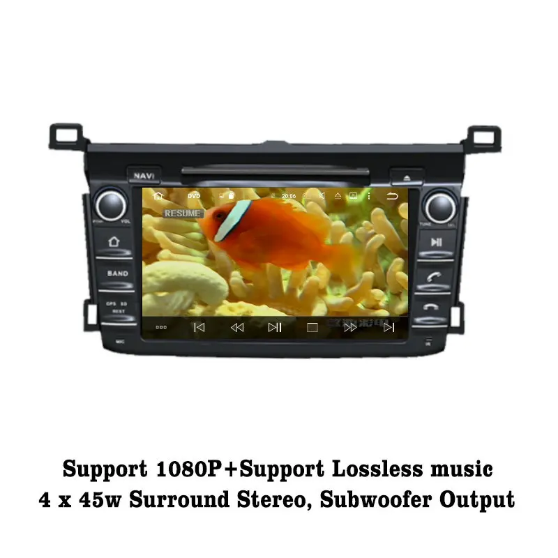Discount Liislee Android 7.1 2G RAM For Toyota RAV4 2013~2016 Car Radio Audio Video Multimedia DVD Player WIFI DVR GPS Navi Navigation 4