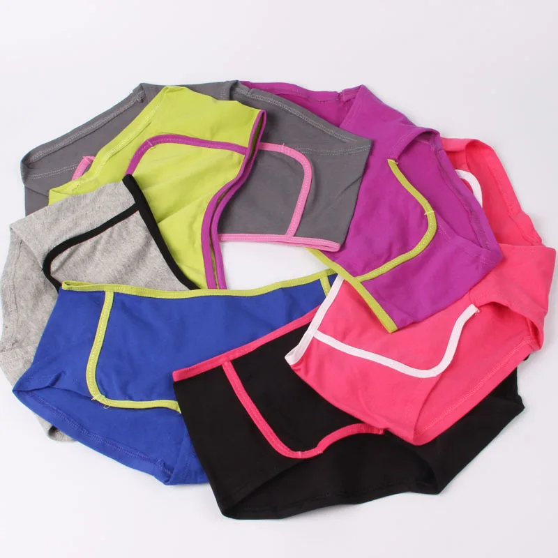 100 cotton panty briefs sports running sweat absorbing underwear for woman on