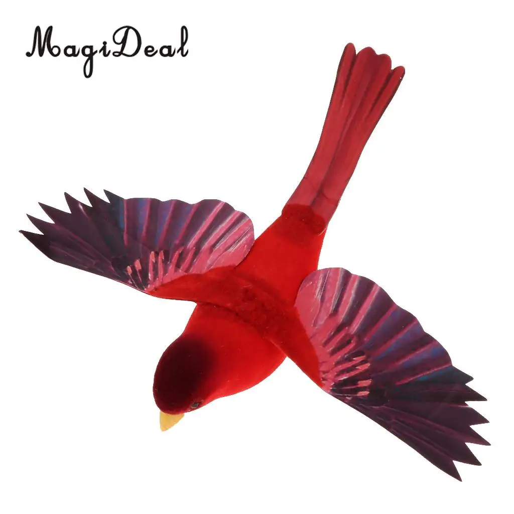Spreading Winds Artificial Feathered Foam Birds Home Garden Wedding Decor