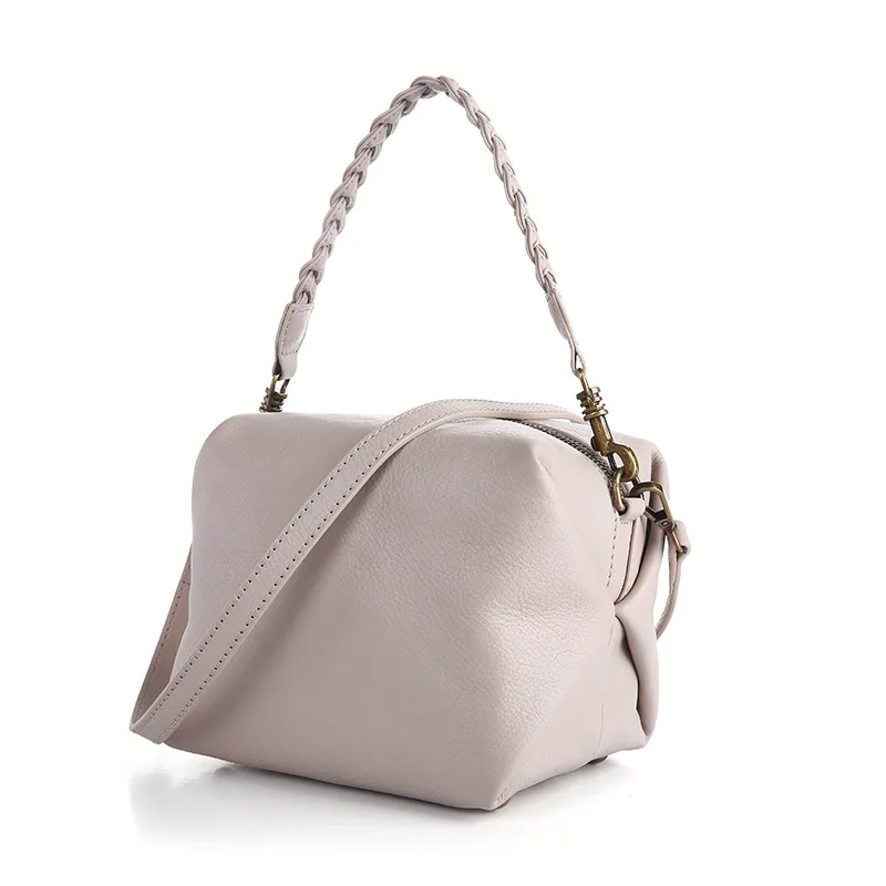 

Small Women's Tote Bags Genuine Leather Luxury Handbags Women Shoulder Bags Designer Cute Female Ladies Hand bags Summer 2019