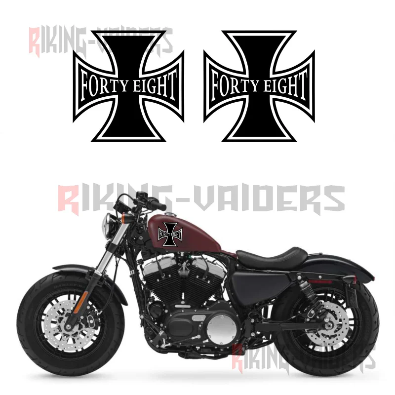 

Пользовательские перекрестные наклейки для Harley Sportster XL1200X Forty Eight