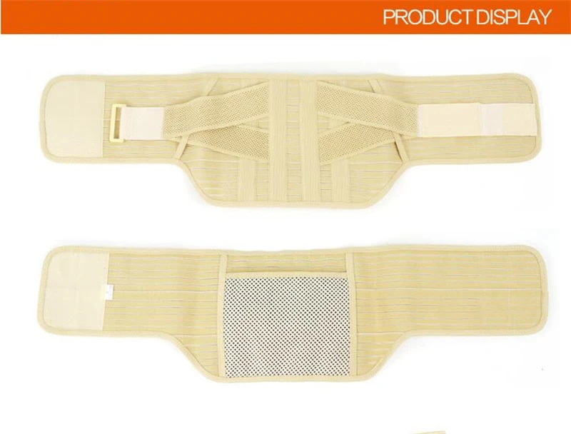 Health Care Adjustable Tourmaline Self heating Magnetic Therapy Back Waist Support Belt Waist  Lumbar Brace Massage Band (19)