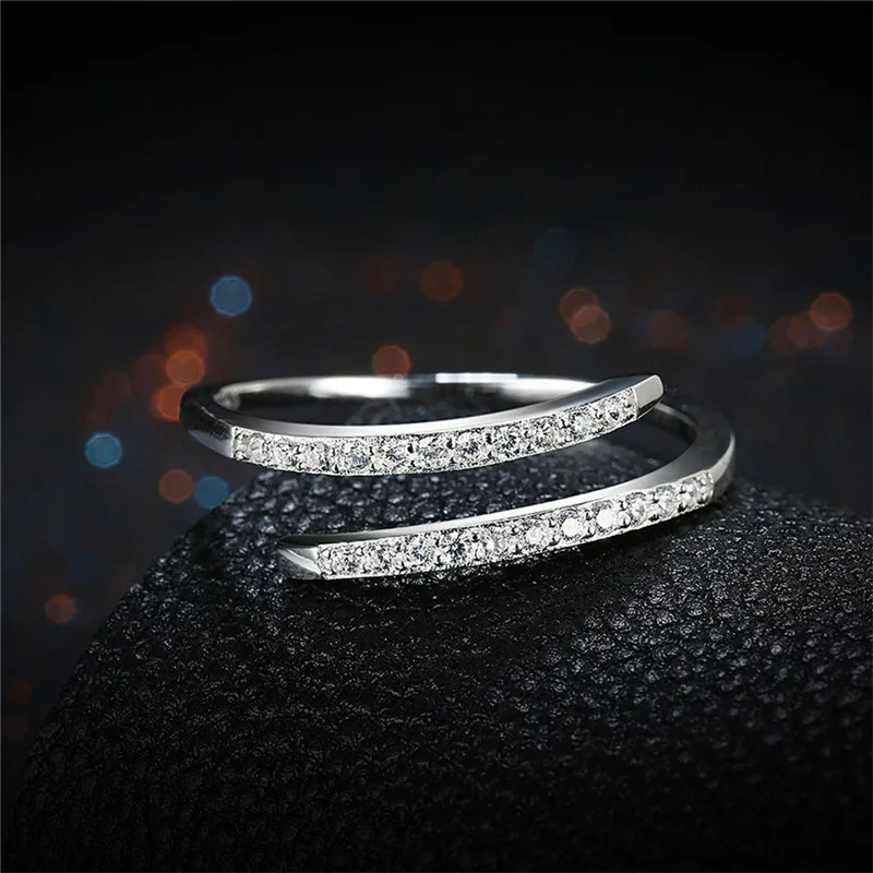 DODO Fashion Shiny Australian Crystal Ring 925 Sterling Silver Women Charming Engagement Jewelry Promise Rings Bijoux Femme SR93 (8)