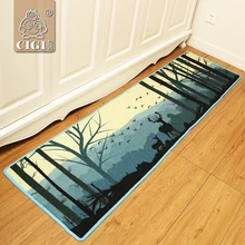 CIGI Творческий прямоугольный ковер одеяла кухня спальня гостиная окна стол Противоскользящий пол половик декорации коврик