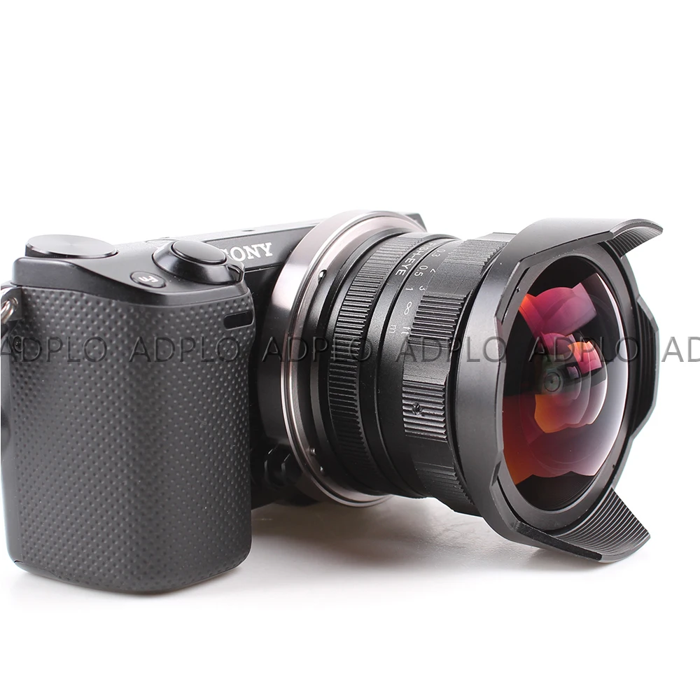 7,5 мм F2.8 для FX NEX Micro 4/3 M4/3 рыбий глаз широкоугольный объектив подходит для Fuji. film/S. ony Nex/micro four thirds/Ca. non EF/M+ подарок