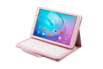 

Detachable Wireless Bluetooth 3.0 Keyboard Folio PU Leather Cover Case For Huawei MediaPad T2 Pro 10 FDR-A01W FDR-A03L Tablet