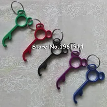 300 шт./лот Мини Микки открывалка для бутылок брелок, уникальный брелок открывалка для бутылок, специальная металлическая свадебный подарок брелок открывалка для бутылок
