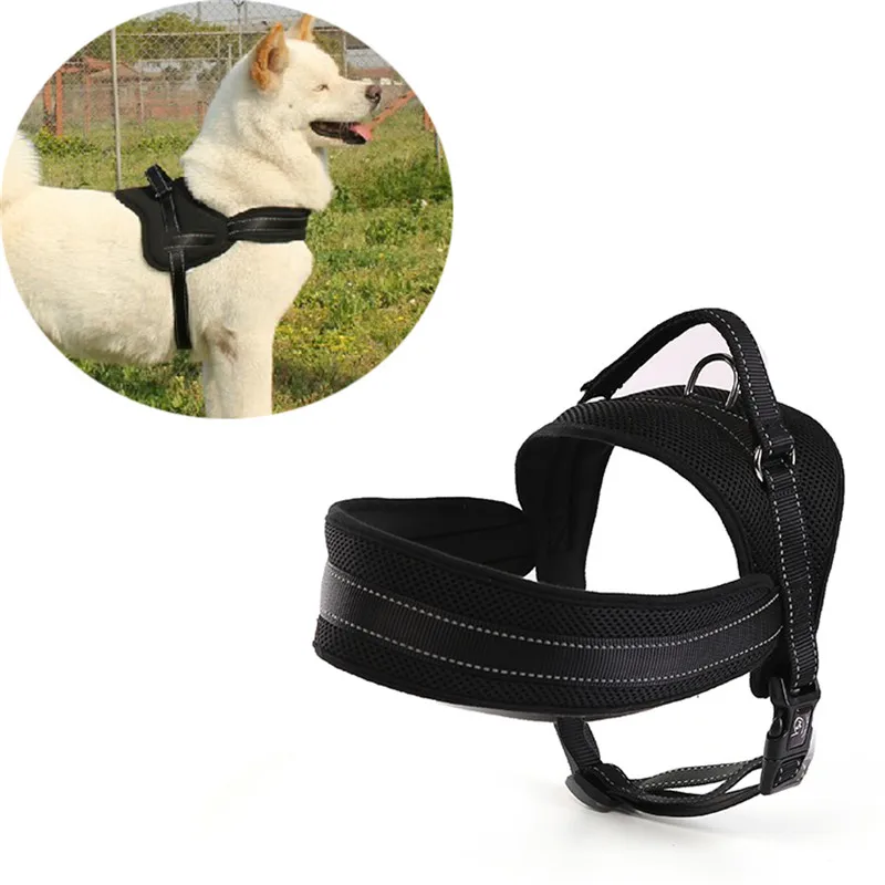 

New Arrival Dog Harness Pet Chest Dog Explosion-proof Pull Traction Anti-bite Dog Chain Rope Back in Large Strap