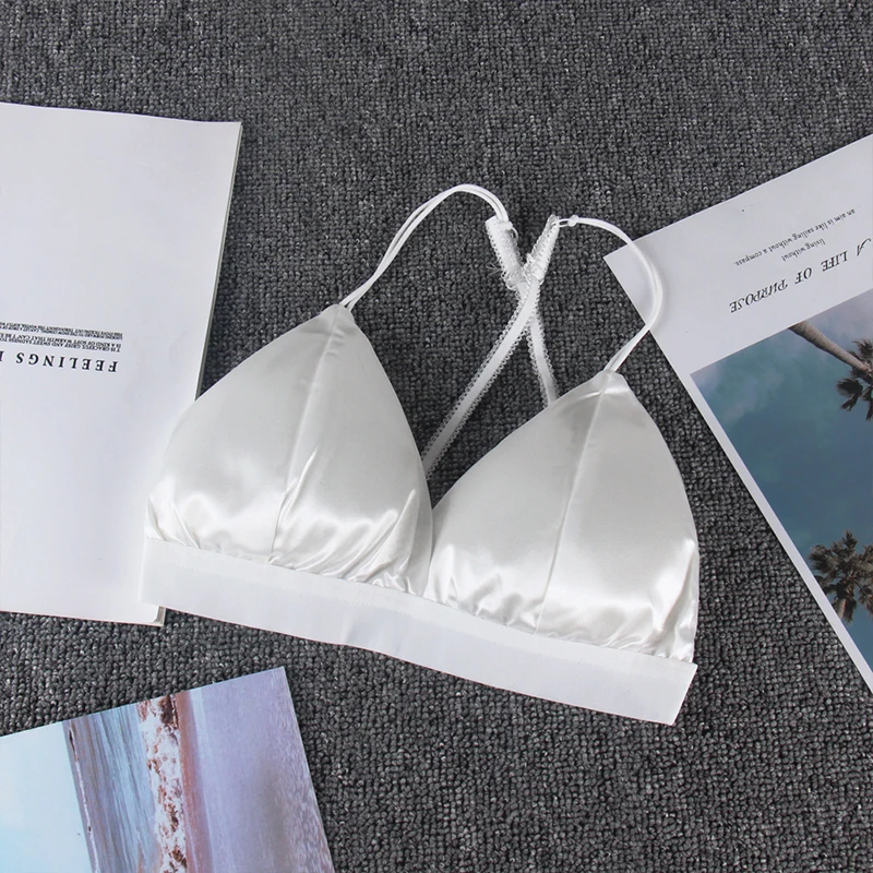 

Summer Sexy Bra Tube Tops Womens Strapless Bra Bandeau Tube Top Lingerie Pads Seamless Crop Colors lace top B0093