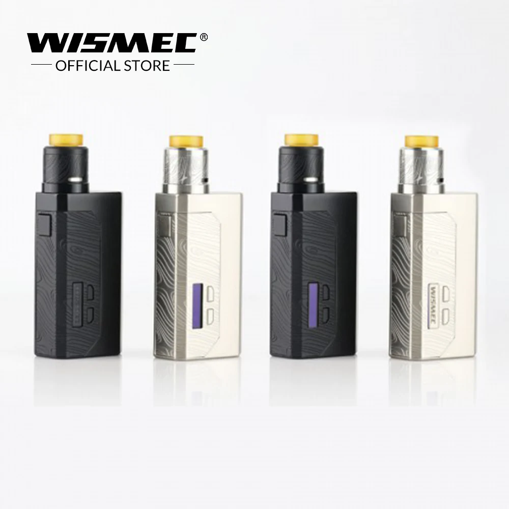 [IN STOCK]Original Wismec Luxotic MF Box Kit with Guillotine V2 RDA Tank with 7ml squonk bottle uses 21700/18650 e-cigs Mech kit
