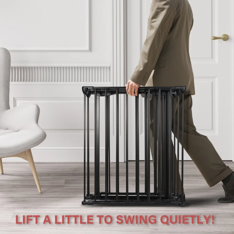Auto-Safety-BBQ-Fire-Fireplace-Metal-Safety-Gate-With-Door-Lorce-Lock-Black_2_800x800