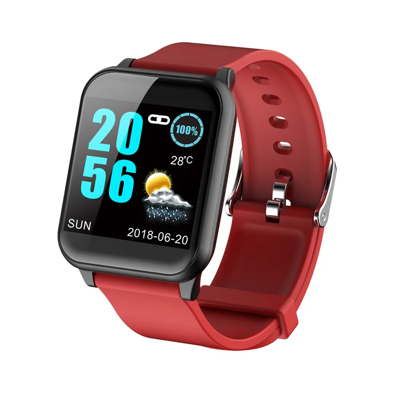 

Colorful Screen Waterproof Bluetooth Sports Smart Watch Sport Pedometer Heart Rate Blood Pressure Monitor Watchs for IOS Android