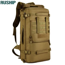 Охотничий рюкзак для ноутбука, сумки на плечо, большая емкость 50л, мужские многофункциональные рюкзаки, дорожные сумки, Тактические Водонепроницаемые рюкзаки