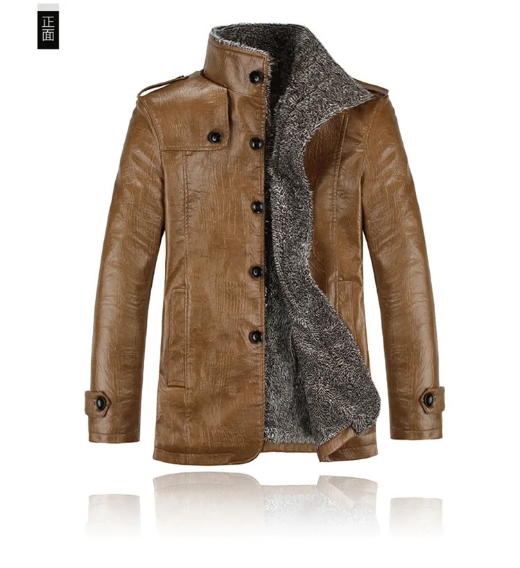 Aliexpress 2016 Spring autumn winter new Korean version hot sale men Thickening Warm PU Leather ...