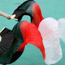 Женская Высококачественная китайская шелковая вуаль для танцев, поклонники танца живота, дешевая горячая распродажа, черный+ красный+ белый