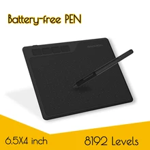 Gaomon s620 6.5x4 polegadas digital tablet anime, gráfico tablet para desenhar e jogar osu com 8192 níveis bateria-livre caneta