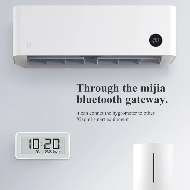 Xiaomi Mijia BT4.0 Wireless Smart Electric Digital clock Indoor&Outdoor Hygrometer Thermometer LCD Temperature Measuring Tools