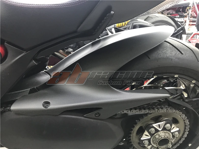 Заднее крыло Hugger для Ducati Diavel 2011-15 16 17 полностью углеродное волокно