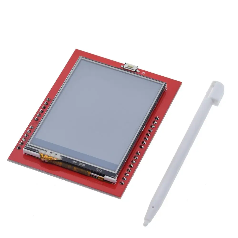 ЖК модуль TFT 2 4 дюймовый экран для платы Arduino UNO R3 и поддержка mega 2560 с сенсорной