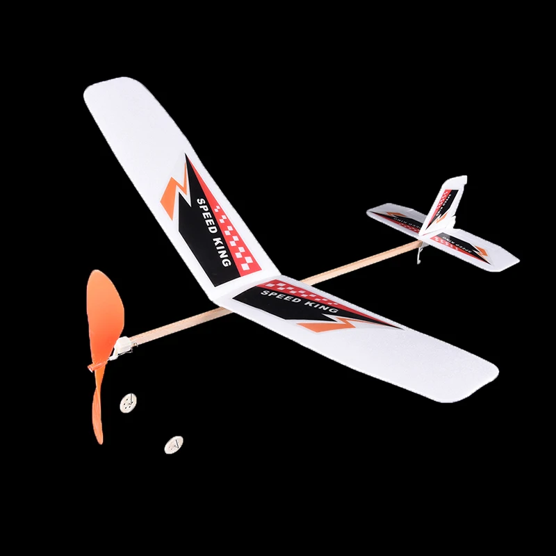 Foam Elastic Powered Glider Plane Thunderbird Kit Flying Model Aircraft