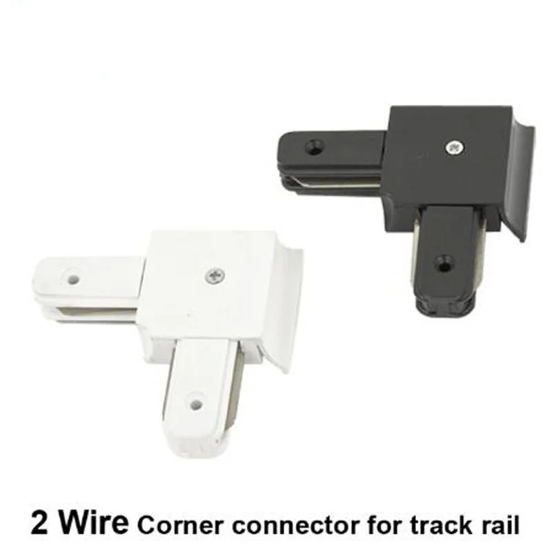 

Fanlive 10pcs/lot 2 Wire Track Light Rail Connectors,track Fitting,led Track Rail Connector,track Connectors,Straight Connectors