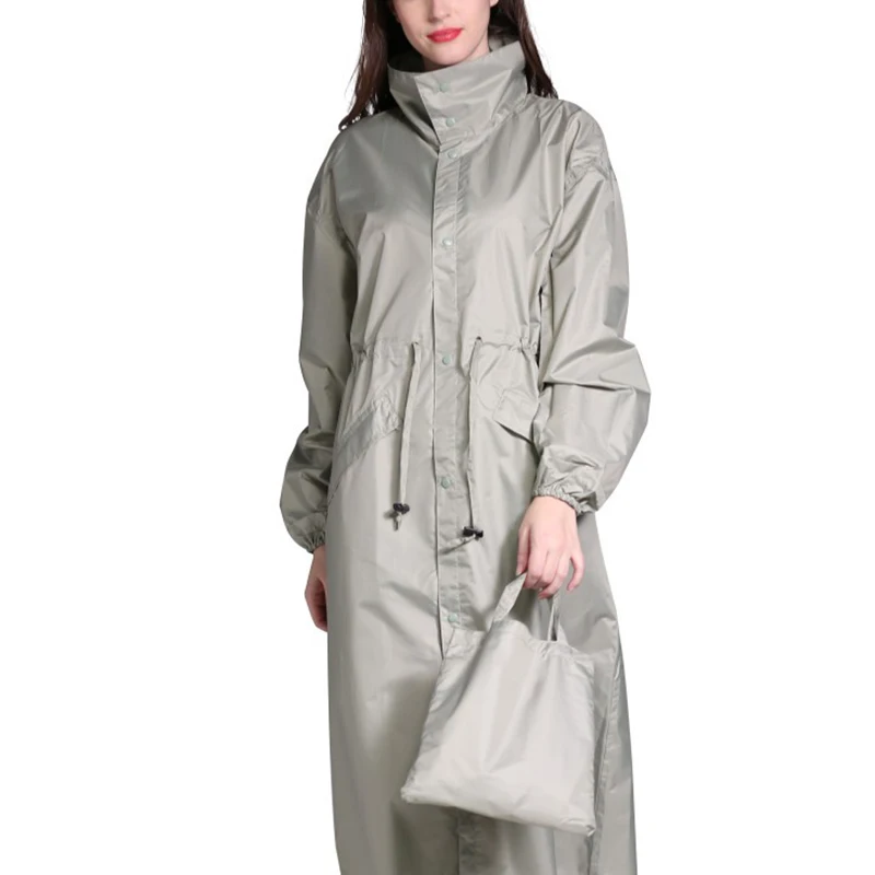 

Jacket Raincoat Waterproof Rainwear Lightweight Poncho Outwear Printed Long Sleeve Hooded Long Coat Ladies Hot 2018