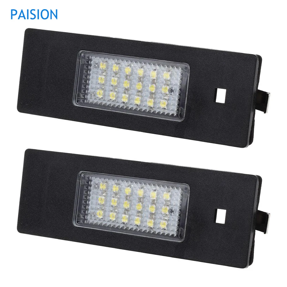2 шт. Canbus 18SMD светодиодный номерной знак светильник комплект для Alfa Romeo 147 156 159 166