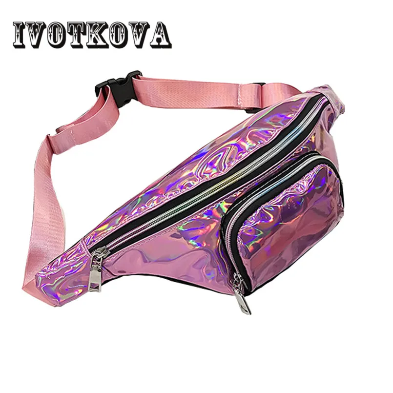 IVOTKOVA Марка Талия пакеты для Для женщин Новое поступление женские блестящие пояса чехол Сумки Bolso Cintura Mujer девушка сумки на плечо
