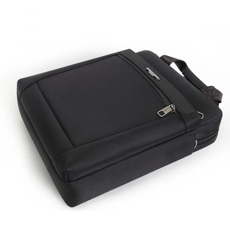 US $35.95 Men Small Briefcase Vertical Document Pack Mens Single Shoulder 12Inch Ipad Bag Male Waterproof Nylon Messenger Bag Sac Homme