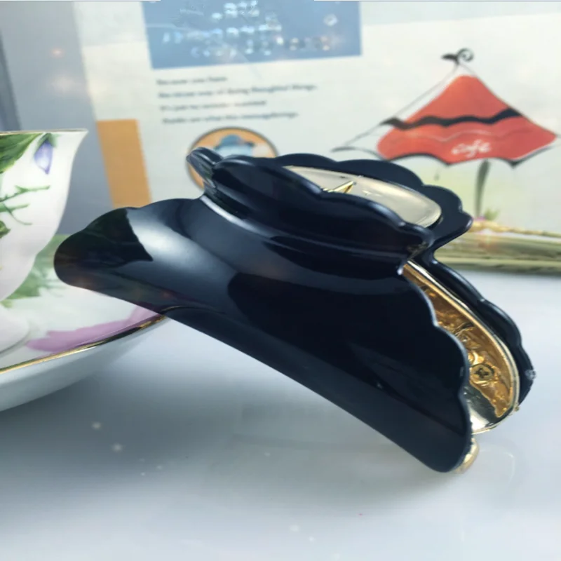

1 Pcs Women's Hair Clamp Resin Bowknot Hair Clip Hair Accessory