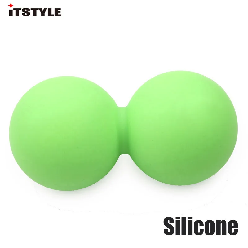 

Silicone peanut tendons Massage Yoga Ball Relax Relieve Fatigue Fitness Gym Training Body Pain Relief Fascia Ball