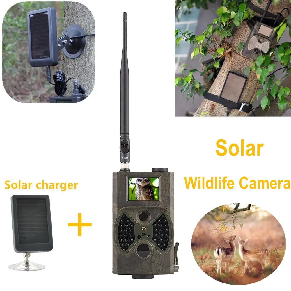 HC 300M Hunting Camera MMS With Solar Power Pack GPRS Hunting Game